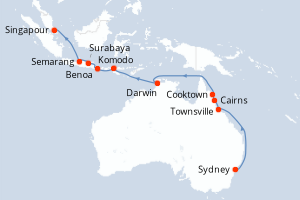 itinéraire croisière