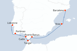 itinéraire croisière