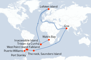 itinéraire croisière