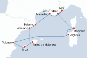 itinéraire croisière