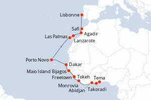 itinéraire croisière