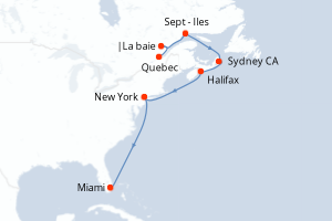 itinéraire croisière