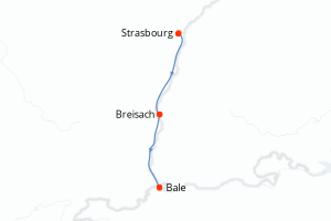 Itinéraire croisière CroisiEurope au départ de Strasbourg