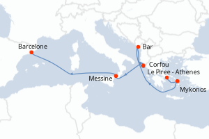 itinéraire croisière