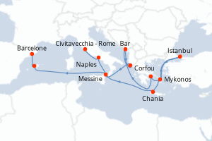 itinéraire croisière