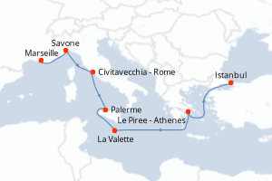 itinéraire croisière