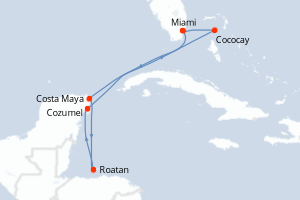itinéraire croisière