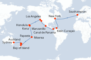 itinéraire croisière