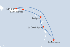 itinéraire croisière