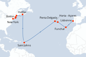 itinéraire croisière