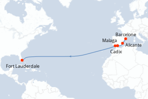 itinéraire croisière
