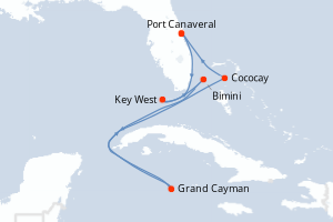 Itinéraire croisière Celebrity Cruises au départ de Port Canaveral