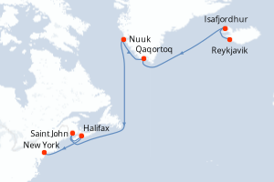 itinéraire croisière