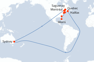 itinéraire croisière