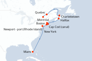 itinéraire croisière