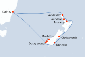 itinéraire croisière
