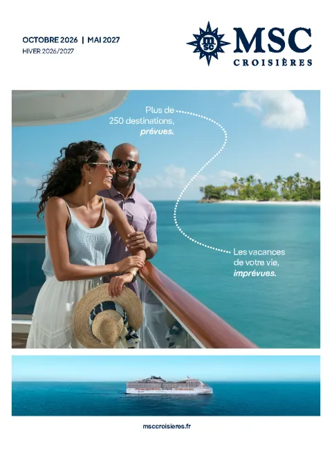 Couverture de la brochure Costa Hiver 2026-2027 (octobre 2026 à mai 2027)