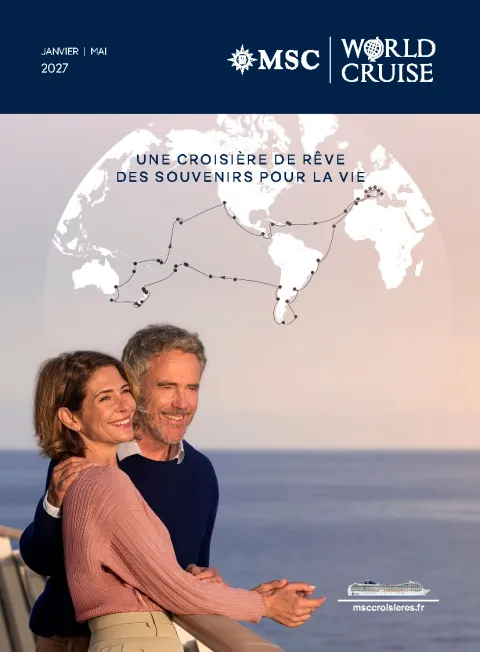 Couverture de la brochure Costa Tour du monde 2027