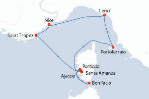 Itinéraire : Méditerranée & mers adjacentes