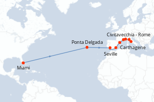 Itinéraire : Méditerranée & mers adjacentes