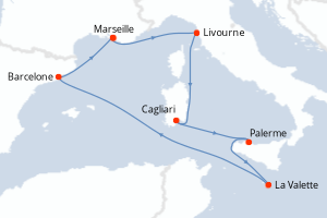 Itinéraire : Méditerranée & mers adjacentes