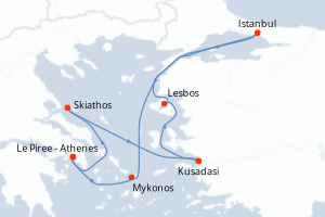 Itinéraire : Méditerranée & mers adjacentes