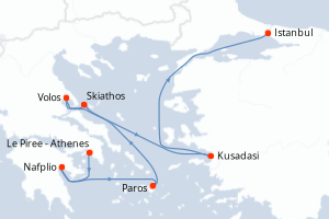 Itinéraire : Méditerranée & mers adjacentes