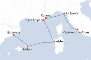Itinéraire : Méditerranée & mers adjacentes