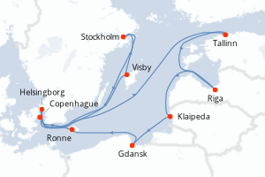 Itinéraire : Europe du Nord & Atlantique NE