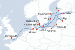 Itinéraire : Europe du Nord & Atlantique NE