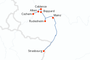Itinéraire : Rhin · Main · Moselle