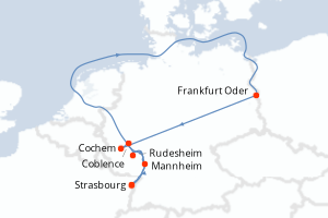 Itinéraire : Rhin · Main · Moselle
