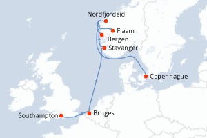 Itinéraire : Europe du Nord & Atlantique NE