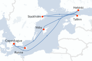 Itinéraire : Europe du Nord & Atlantique NE