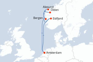 Itinéraire : Europe du Nord & Atlantique NE