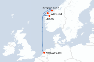 Itinéraire : Europe du Nord & Atlantique NE