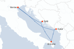 Itinéraire : Méditerranée & mers adjacentes