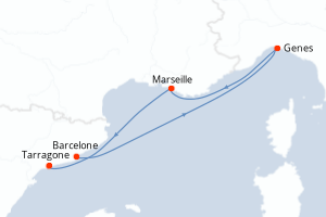 Itinéraire : Méditerranée & mers adjacentes