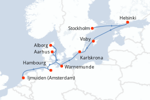 Itinéraire : Europe du Nord & Atlantique NE