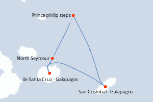 Itinéraire : Galápagos