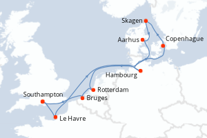 Itinéraire : Europe du Nord & Atlantique NE