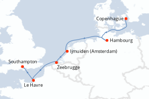 Itinéraire : Europe du Nord & Atlantique NE