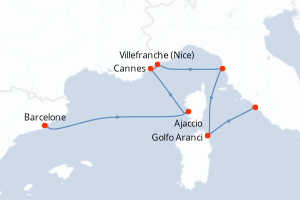 Itinéraire : Méditerranée & mers adjacentes