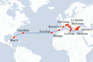 Itinéraire : Méditerranée & mers adjacentes