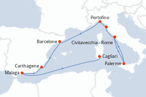 Itinéraire : Méditerranée & mers adjacentes