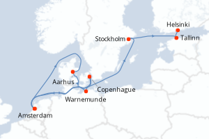 Itinéraire : Europe du Nord & Atlantique NE