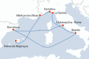 Itinéraire : Méditerranée & mers adjacentes