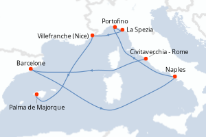 Itinéraire : Méditerranée & mers adjacentes