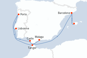 Itinéraire : Méditerranée & mers adjacentes