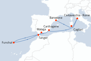 Itinéraire : Méditerranée & mers adjacentes